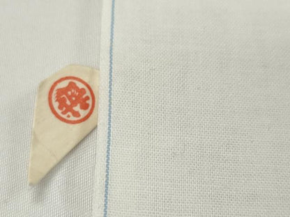 平和屋本店■夏物　竺仙鑑製　浴衣　反物　着尺　萩　証紙付き　三越扱い　綿　逸品　未使用　DZAA11288kh5