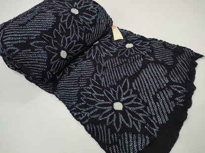 平和屋本店∴極上 夏物 浴衣 有松鳴海絞り 反物 着尺 湯のし前 花繋ぎ 綿 逸品 未使用 DZAA11304kh5