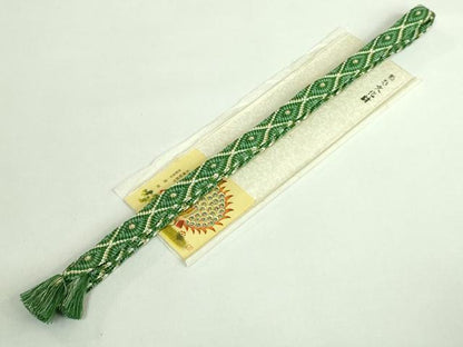 平和屋本店●極上 有職組紐道明 帯締め 唐組 金糸 宮内庁御用 国立博物館御用 東京芸術大学御用 逸品 DZAA11367kh5