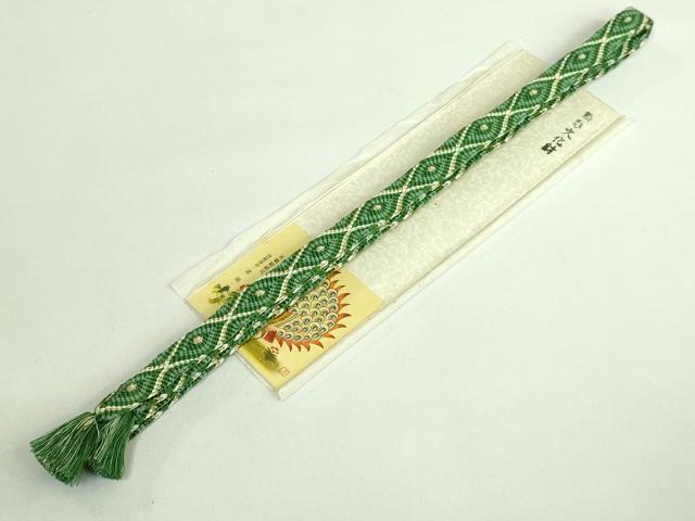 平和屋本店●極上 有職組紐道明 帯締め 唐組 金糸 宮内庁御用 国立博物館御用 東京芸術大学御用 逸品 DZAA11367kh5