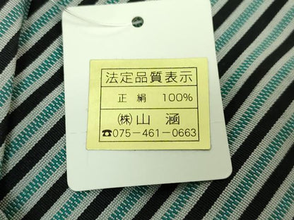 平和屋本店■極上　七五三　男の子　3歳　行灯袴　小物セット　縞　箱付き　逸品　未使用　DZAA11386kh5