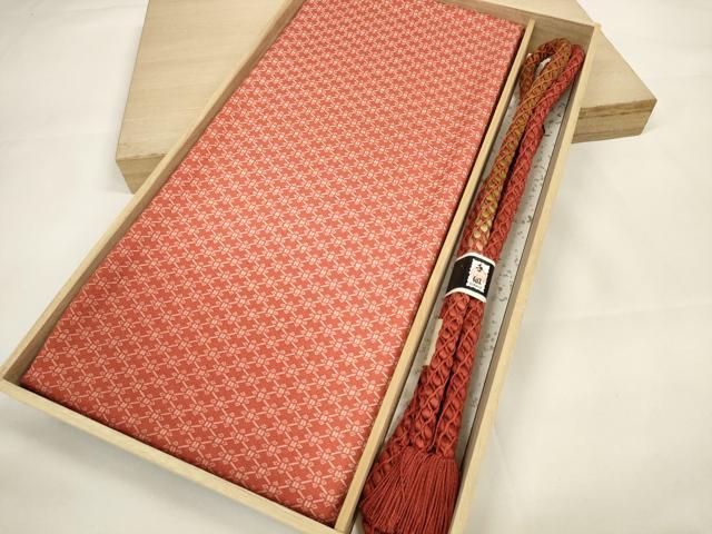 平和屋本店●和装小物 帯締め・帯揚げセット 逸品 未使用 DZAA11445kh5