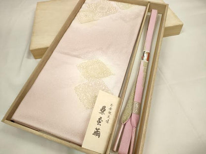 平和屋本店●和装小物 帯締め・帯揚げセット 逸品 未使用 DZAA11448kh5