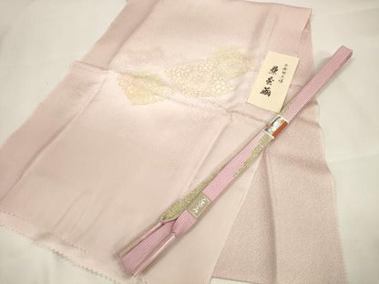 平和屋本店●和装小物 帯締め・帯揚げセット 逸品 未使用 DZAA11448kh5