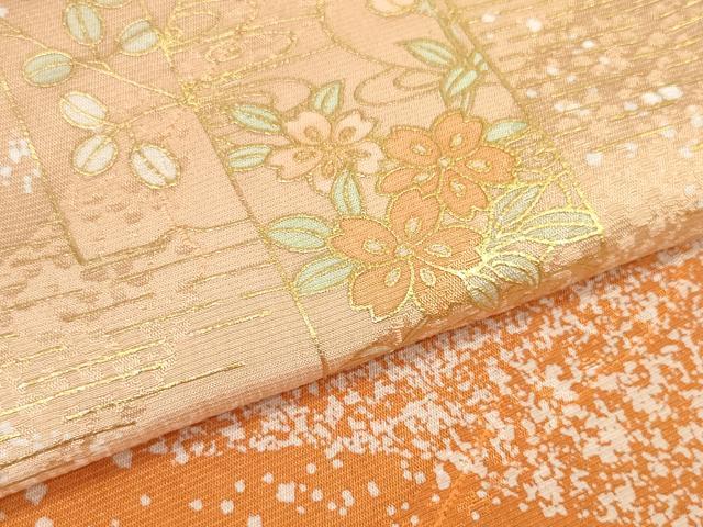 平和屋本店■和装小物　帯締め・帯揚げセット　逸品　未使用　DZAA11453kh5