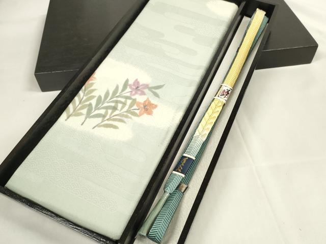 平和屋本店■和装小物　帯締め・帯揚げセット　逸品　未使用　DZAA11458kh5