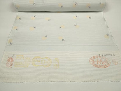 平和屋本店＊極上 夏物 小紋 反物 着尺 絽 蛍 ホタル 逸品 未使用 DZAA11469kh5
