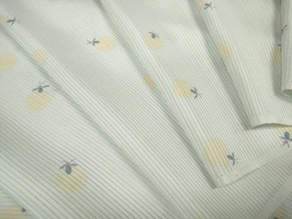 平和屋本店＊極上 夏物 小紋 反物 着尺 絽 蛍 ホタル 逸品 未使用 DZAA11469kh5
