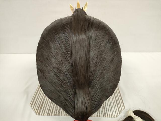 平和屋本店■希少　和装小物　和装鬘　五衣唐衣裳　十二単用　大垂髪　日本髪　おすべらかし　花嫁　婚礼　ケース付き　逸品　DZAA11507kh5