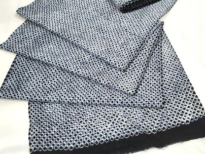平和屋本店∴極上 夏物 浴衣 有松鳴海絞り 反物 着尺 三浦絞り 綿 逸品 未使用 DZAA11568kh6