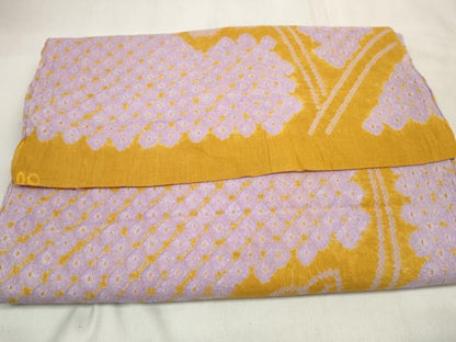 平和屋本店∴極上 夏物 浴衣 有松鳴海絞り 反物 着尺 花繋ぎ 綿 逸品 未使用 DZAA11573kh6