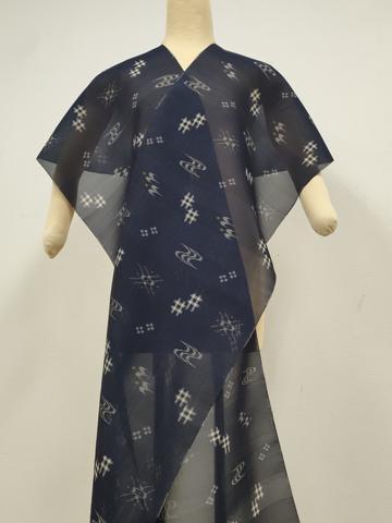 平和屋本店＊極上 夏物 本場琉球絣 夏琉球 反物 着尺 証紙付き 逸品 未使用 DZAA11586kh6