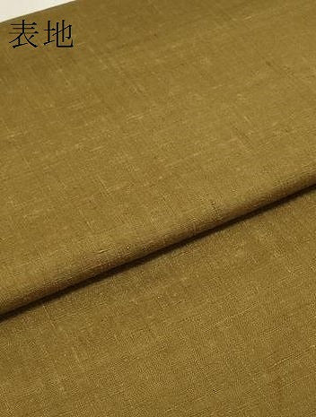 平和屋本店○極上 男性 新田 米沢織 田楽 紬 反物 着尺 アンサンブル 桑