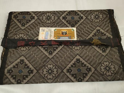 平和屋本店●希少 本場大島紬 龍郷絣 反物 着尺 証紙付き 逸品 未使用 DZAA11671kh6