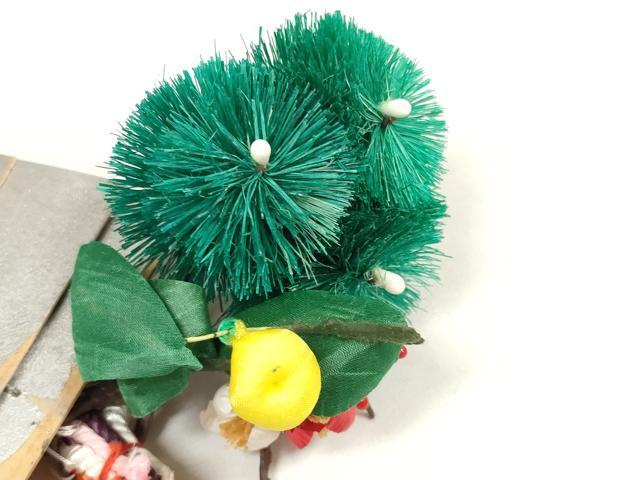 平和屋本店●極上　和装小物　檜扇　十二単用　扇子　手描　松竹梅　平安装束　六色飾り紐　25橋　糸花　箱付き　逸品　DZAA11678kh6