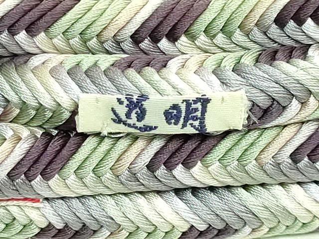 平和屋本店●極上　有職組紐道明　帯締め　奈良組　奈良坂　宮内庁御用　国立博物館御用　東京芸術大学御用　逸品　未使用　DZAA11699kh6