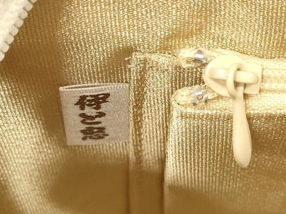 平和屋着物●和装小物　和装バッグ　利久バッグ　市松柄　伊と忠　箱付き　逸品　DZAA11707kh6