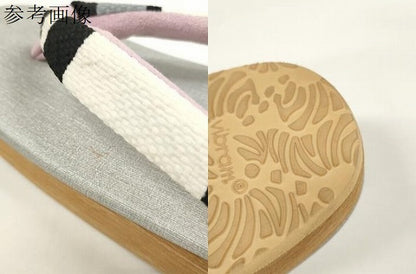 平和屋着物●極上　和装小物　菱屋　Calen Blosso　カレンブロッソ　カフェ草履　Ｌサイズ　25.0cm　逸品　DZAA11709kh6
