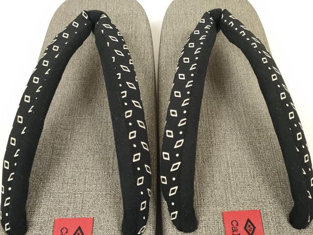 平和屋着物●極上　和装小物　菱屋　Calen Blosso　カレンブロッソ　カフェ草履　Ｌサイズ　25.0cm　逸品　未使用　DZAA11710kh6