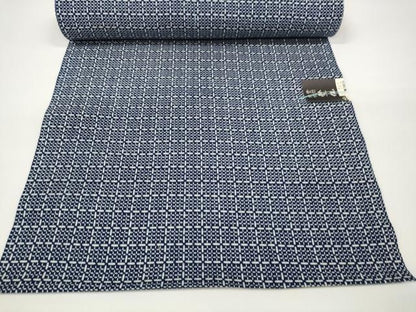 平和屋着物●極上 夏物 竺仙鑑製 浴衣 反物 着尺 格子 証紙付き 綿 逸品 DZAA11714kh6