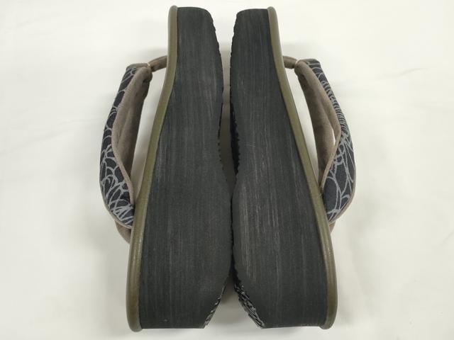 平和屋着物●極上　和装小物　菱屋　Calen Blosso　カレンブロッソ　カフェ草履　箱付き　Мサイズ　24.0cm　逸品　未使用　DZAA11741kh6