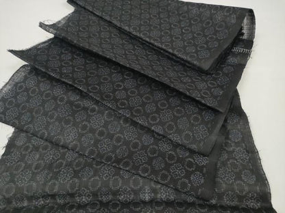 平和屋本店●極上 夏物 重要無形文化財 本場宮古上布 苧麻 解き反物 着尺 幾何学文様 逸品 DZAA11762kh6