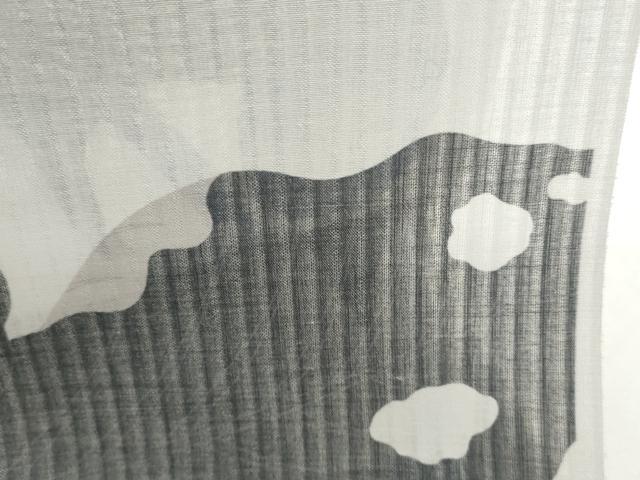 平和屋着物●極上　撫松庵　夏物　長襦袢　反物　着尺　爽竹　茄子　なす　ナス　成り物　逸品　未使用　DZAA11766kh6