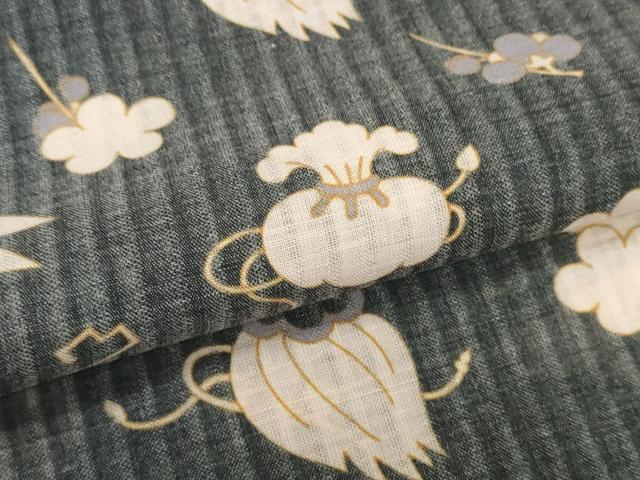 平和屋着物＊極上 撫松庵 夏物 長襦袢 反物 着尺 爽竹 宝尽くし 逸品 未使用 DZAA11767kh6
