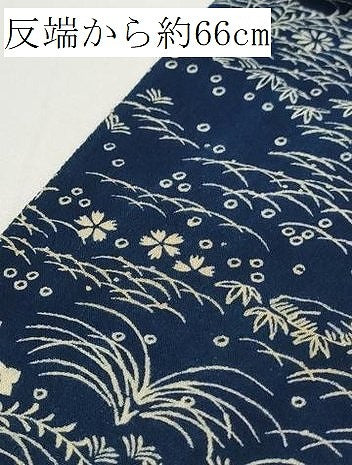 平和屋本店●極上 夏物 浴衣 反物 着尺 無形文化財秘蔵 長板中形 人間国宝 清水幸太郎 綿 三越扱い 証紙・共箱付 逸品 未使用 DZAA11774kh6