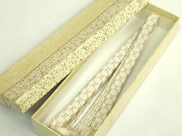 平和屋着物●極上　有職組紐道明　帯締め　亀甲組　金糸　宮内庁御用　国立博物館御用　東京芸術大学御用　逸品　DZAA11787kh6