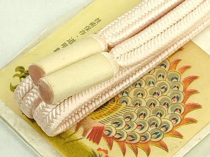 平和屋着物●極上　有職組紐道明　帯締め　冠組　洗柿　宮内庁御用　国立博物館御用　東京芸術大学御用　逸品　未使用　DZAA11820kh6