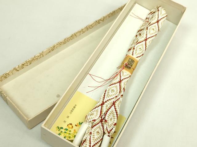 平和屋着物●極上　有職組紐道明　帯締め　唐組　金糸　宮内庁御用　国立博物館御用　東京芸術大学御用　逸品　未使用　DZAA11834kh6
