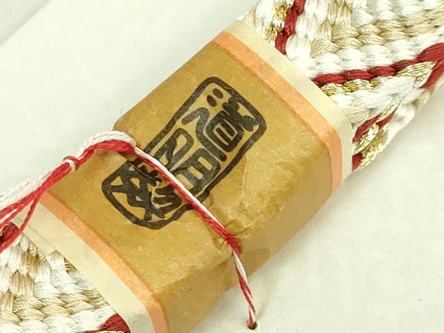 平和屋着物●極上　有職組紐道明　帯締め　唐組　金糸　宮内庁御用　国立博物館御用　東京芸術大学御用　逸品　未使用　DZAA11834kh6