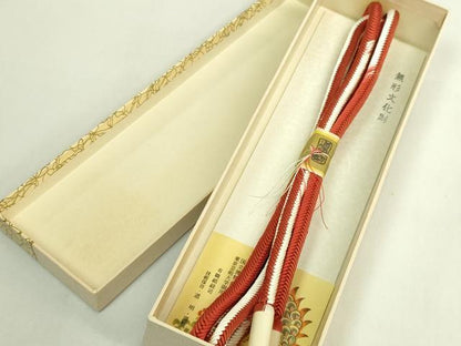 平和屋着物●極上　有職組紐道明　帯締め　奈良組　宮内庁御用　国立博物館御用　東京芸術大学御用　逸品　未使用　DZAA11840kh6