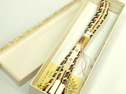 平和屋着物●極上　有職組紐道明　帯締め　奈良組　刀子　宮内庁御用　国立博物館御用　東京芸術大学御用　逸品　未使用　DZAA11844kh6