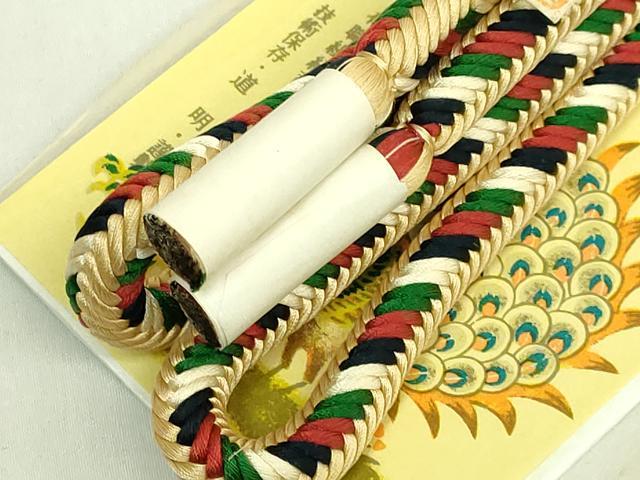 平和屋着物●極上　有職組紐道明　帯締め　奈良組　刀子　宮内庁御用　国立博物館御用　東京芸術大学御用　逸品　未使用　DZAA11844kh6