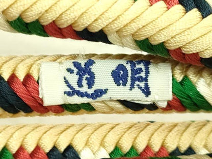 平和屋着物●極上　有職組紐道明　帯締め　奈良組　刀子　宮内庁御用　国立博物館御用　東京芸術大学御用　逸品　未使用　DZAA11844kh6