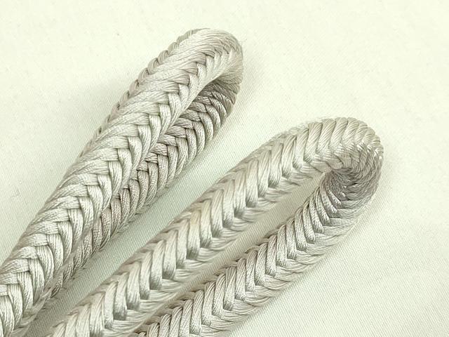 平和屋着物●極上　有職組紐道明　帯締め　奈良組　暁鼠色　宮内庁御用　国立博物館御用　東京芸術大学御用　逸品　未使用　DZAA11869kh6