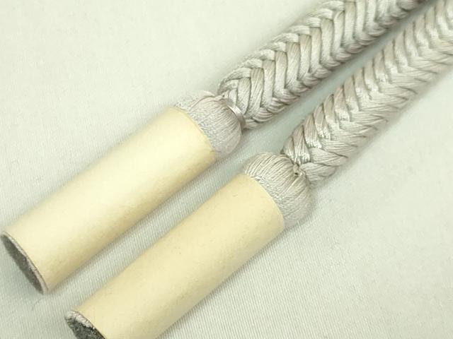 平和屋着物●極上　有職組紐道明　帯締め　奈良組　暁鼠色　宮内庁御用　国立博物館御用　東京芸術大学御用　逸品　未使用　DZAA11869kh6