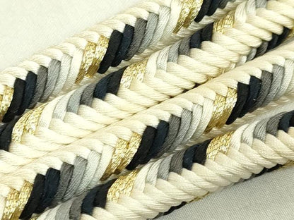 平和屋着物●極上　有職組紐道明　帯締め　奈良組　丸胡蝶　金糸　宮内庁御用　国立博物館御用 東京芸術大学御用 逸品 未使用 DZAA11875kh6