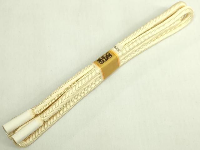 平和屋着物●極上　有職組紐道明　帯締め　奈良組　蒸栗色　宮内庁御用　国立博物館御用　東京芸術大学御用　逸品　未使用　DZAA11893kh6