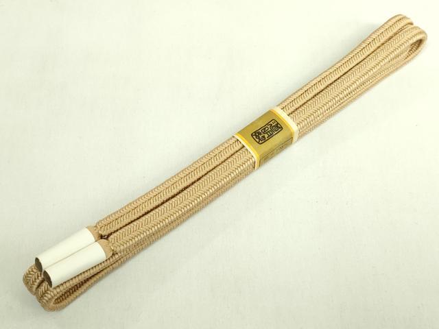 平和屋着物●極上　有職組紐道明　帯締め　冠組　路考茶　宮内庁御用　国立博物館御用　東京芸術大学御用　逸品　未使用　DZAA11903kh6