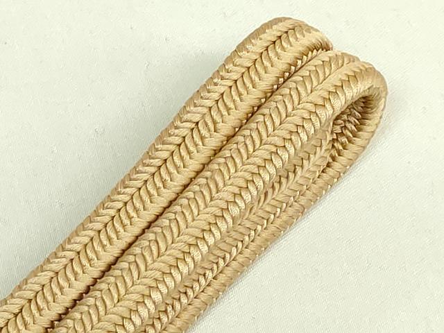 平和屋着物●極上　有職組紐道明　帯締め　冠組　路考茶　宮内庁御用　国立博物館御用　東京芸術大学御用　逸品　未使用　DZAA11903kh6