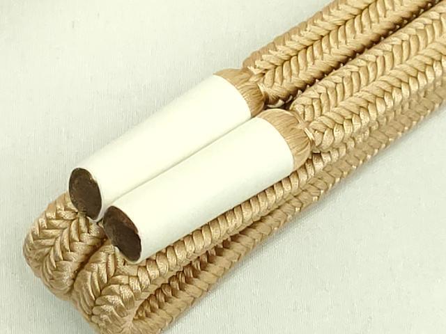 平和屋着物●極上　有職組紐道明　帯締め　冠組　路考茶　宮内庁御用　国立博物館御用　東京芸術大学御用　逸品　未使用　DZAA11903kh6