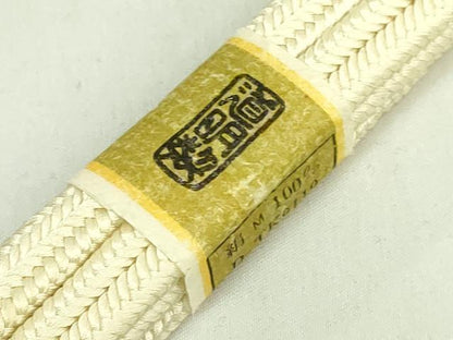 平和屋着物●極上　有職組紐道明　帯締め　冠組　砥粉色　宮内庁御用　国立博物館御用　東京芸術大学御用　逸品　未使用　DZAA11909kh6