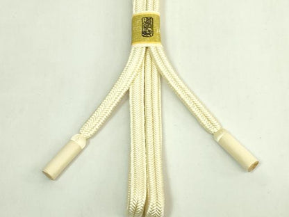 平和屋着物●極上　有職組紐道明　帯締め　冠組　砥粉色　宮内庁御用　国立博物館御用　東京芸術大学御用　逸品　未使用　DZAA11909kh6