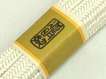 平和屋着物●極上　有職組紐道明　帯締め　冠組　練色　宮内庁御用　国立博物館御用　東京芸術大学御用　逸品　未使用　DZAA11912kh6