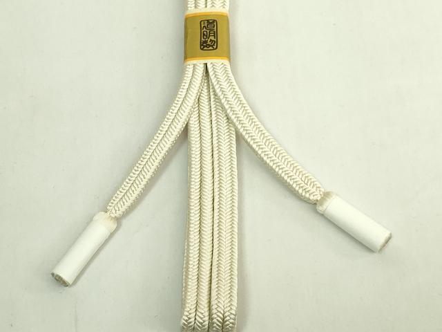 平和屋着物●極上　有職組紐道明　帯締め　冠組　練色　宮内庁御用　国立博物館御用　東京芸術大学御用　逸品　未使用　DZAA11912kh6