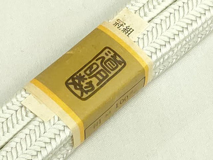 平和屋着物●極上　有職組紐道明　帯締め　冠組　薄い若芽色　宮内庁御用　国立博物館御用　東京芸術大学御用　逸品　未使用　DZAA11931kh6
