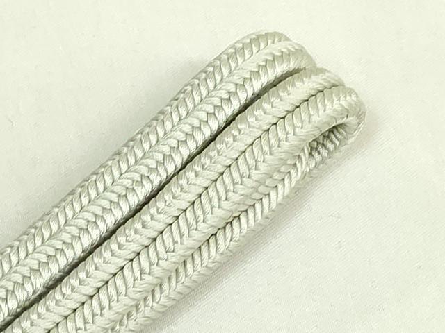 平和屋着物●極上　有職組紐道明　帯締め　冠組　柳鼠色　宮内庁御用　国立博物館御用　東京芸術大学御用　逸品　未使用　DZAA11932kh6
